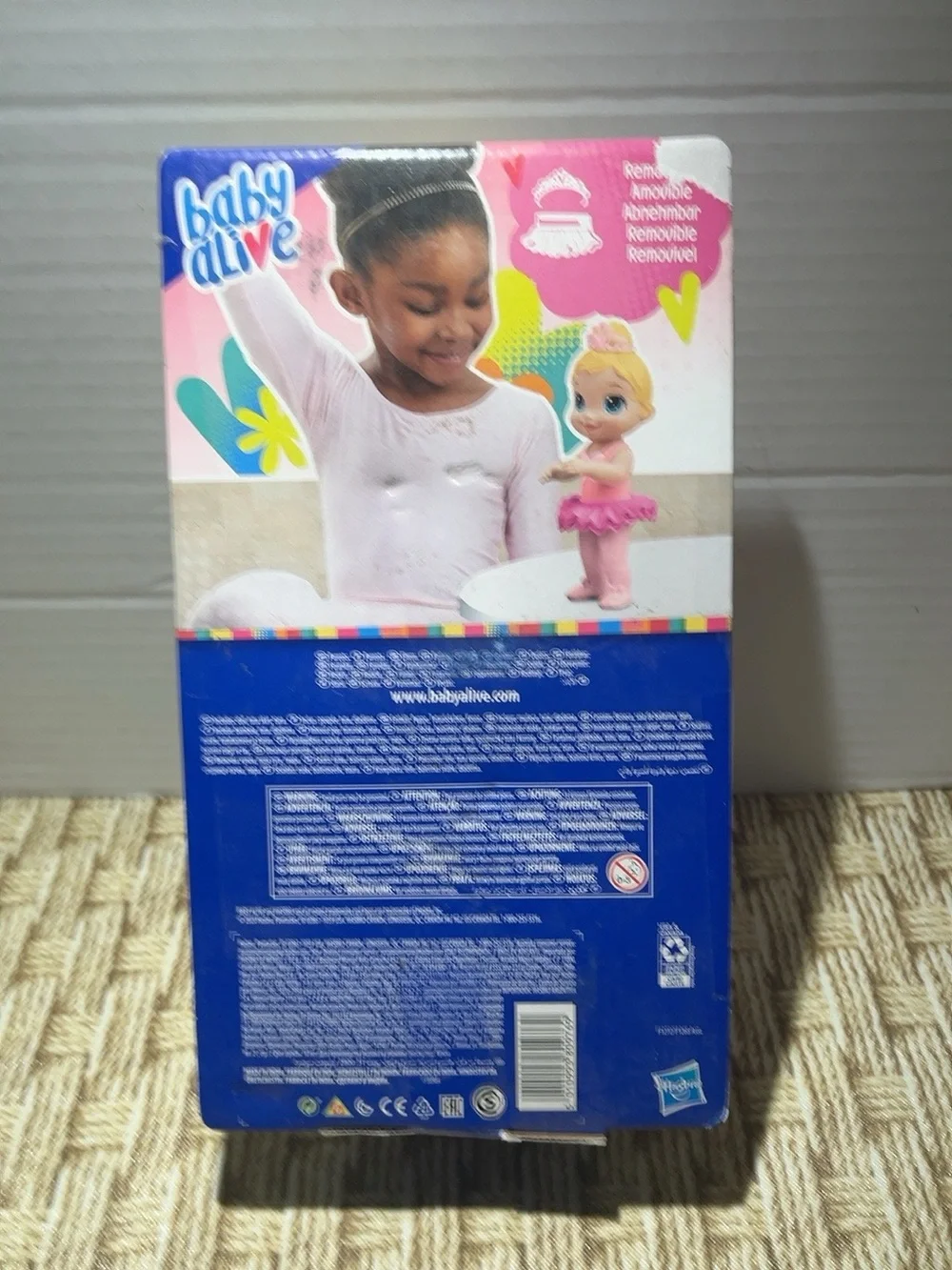 Baby Alive Sweet Ballerina Baby Doll Blonde Pink Tutu Tiara 11” Hasbro